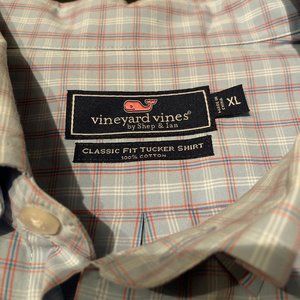 Vineyard Vines Mens Long Sleeve Button Down Shirt Blue Red Checks Extra …